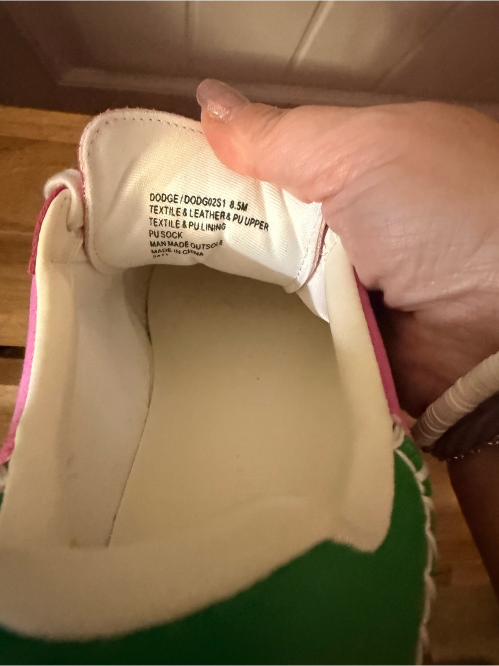 Steve Madden DODGE Pink Multi Platform Sneakers - Picture 2 of 4